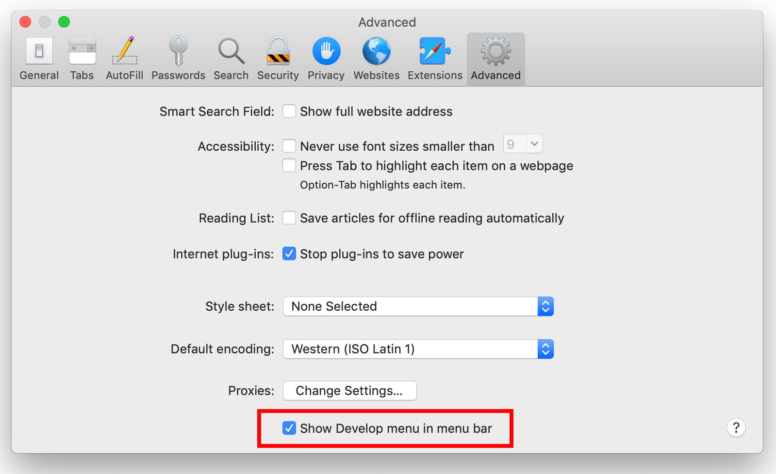 Safari AppleEvents screenshot step 1